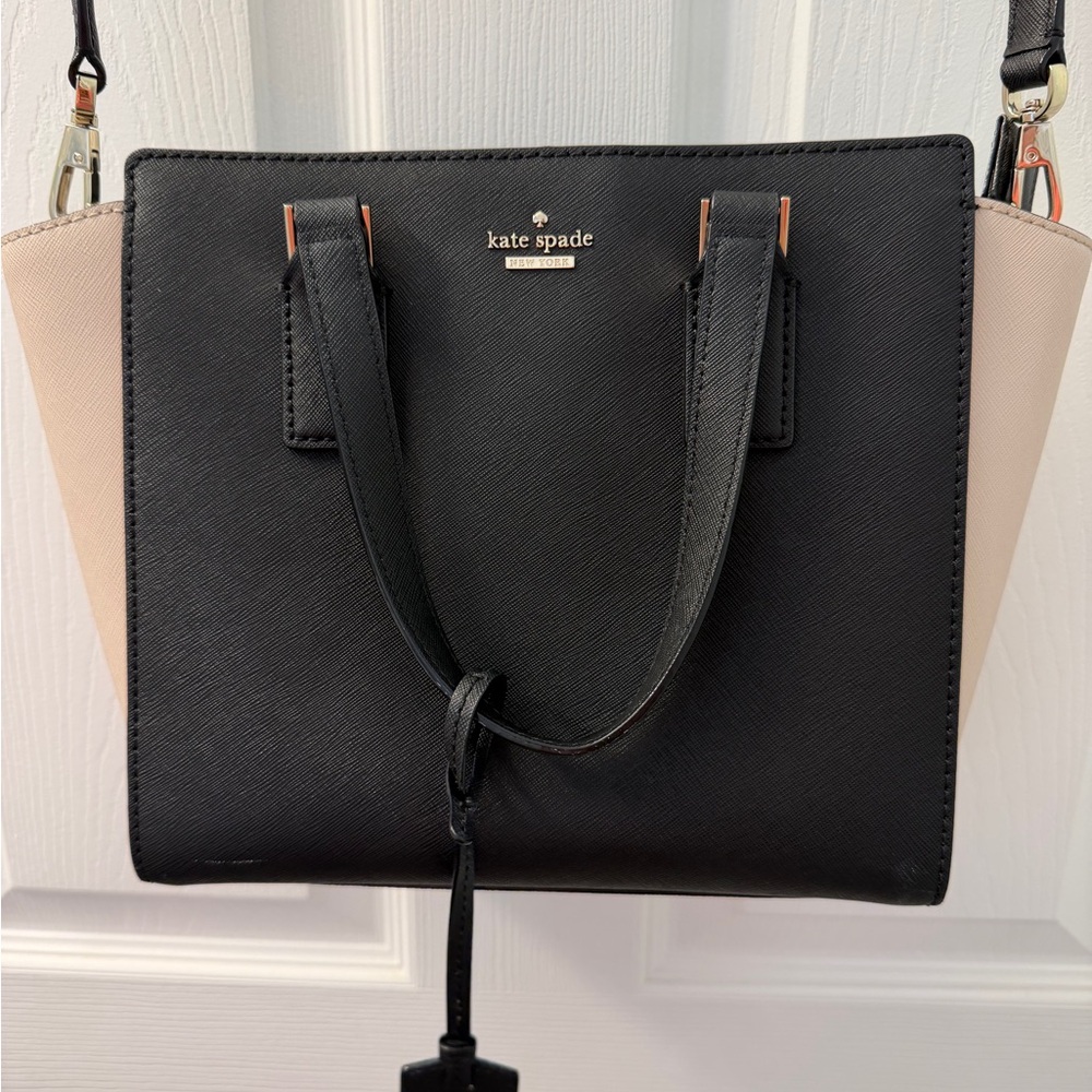 Kate Spade Black and Cream Tote Bag